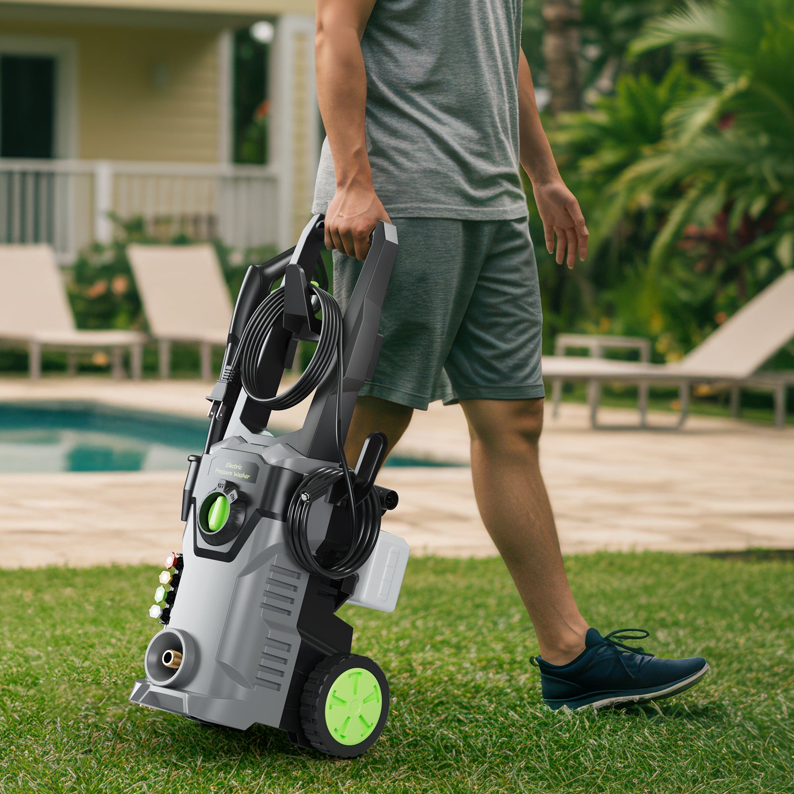 PATOOLIO W8 4800 PSI Electric Pressure Washer