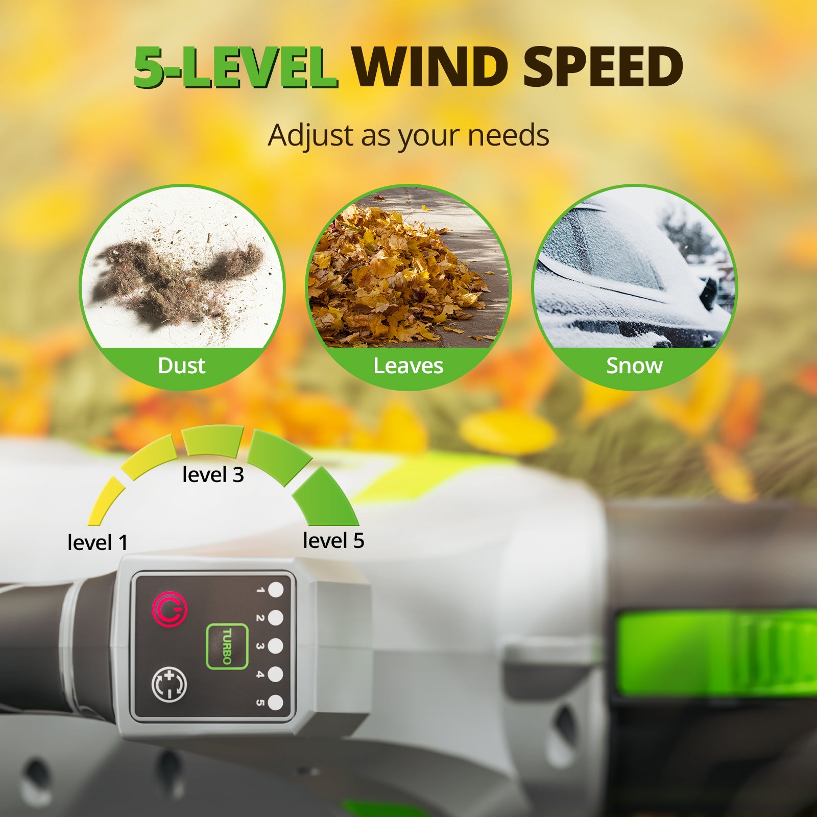20V 630CFM Cordless Leaf Blower