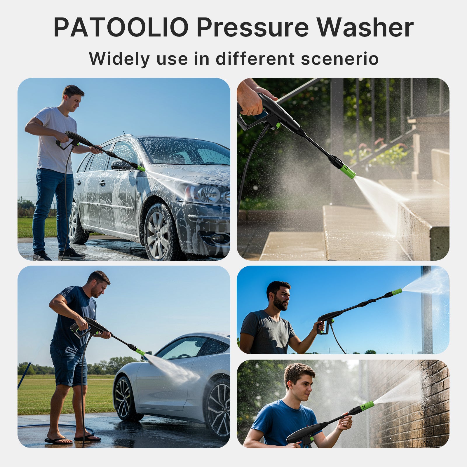 PATOOLIO W6 4200PSI Electric Pressure Washer