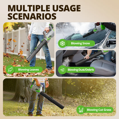 20V 630CFM Cordless Leaf Blower