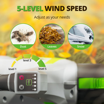 20V 630CFM Cordless Leaf Blower
