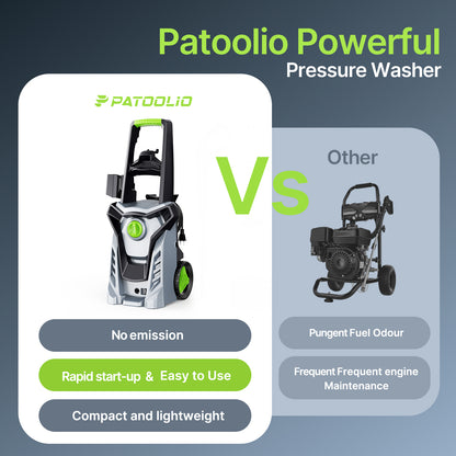 PATOOLIO W9 4800PSI Electric Pressure Washer